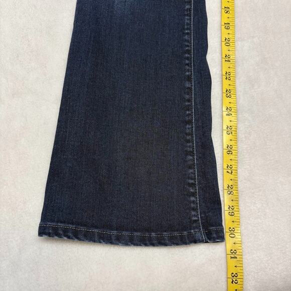 7 For All Mankind Kimmie Low Rise Bootcut Jeans Womens Size 26 Blue Denim - Picture 10 of 12